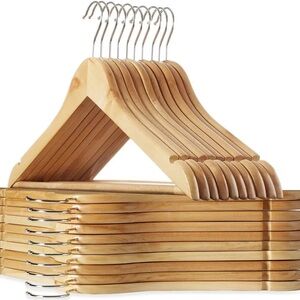 10 Wooden Clothes Hangers